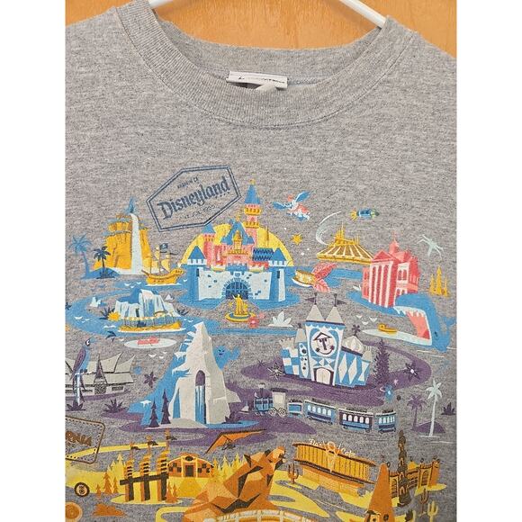 “DISCOVER THE MAGIC” Disneyland Park Sweatshirt VINTAGE - Medium Splash Mountain - Picture 5 of 10